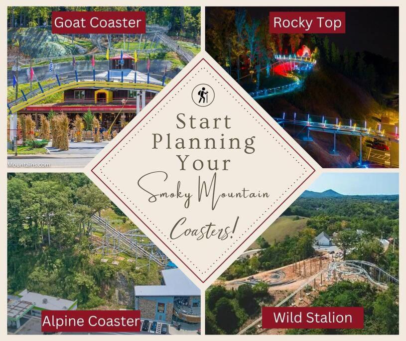 Enchanted Forest Cabin And Teepee! Lights & Laser Show! Private Hot Tub! Unique Stay! Sevierville Ngoại thất bức ảnh